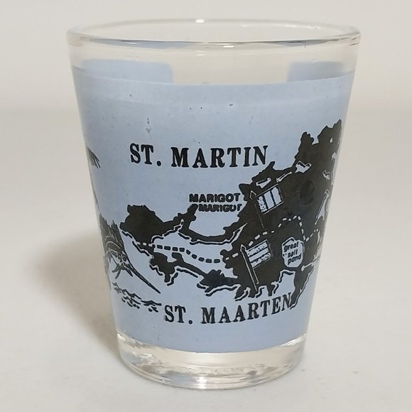 Vintage St. Martin Shot Glass #S026 - Picture 5 of 7